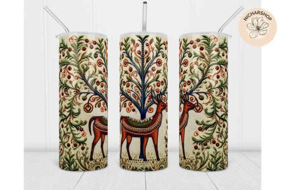20oz Deer Embroidery Christmas Tumbler3 Review