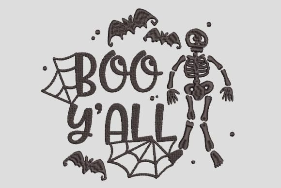 Boo Y all Spider Horror, Halloween Embroidery Review