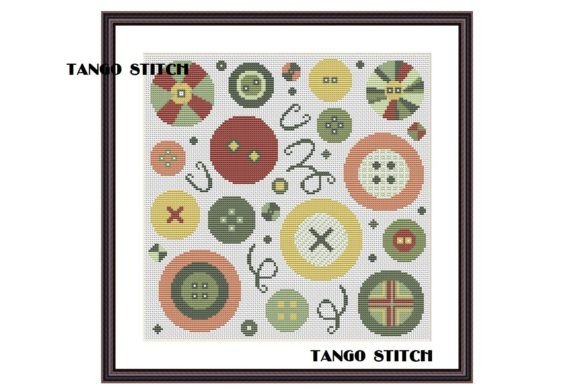 Funny Buttons Cross Stitch Embroidery: A Designer’s Review for Merch