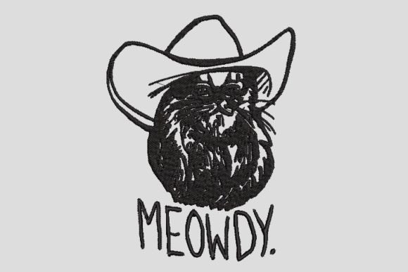 Moewdy Funny Cowboy Hat Embroidery File Review