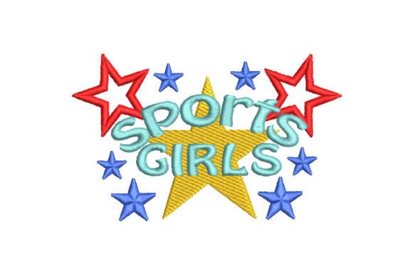 Sports Girls Font Star Embroidery Review